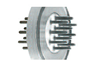 1 Kilovolt (kV) Direct Current (DC) Voltage Rating, 5 Ampere (A) Conductor Current Rating, and 3 to 41 Pin Multi-Pin Header Feedthroughs