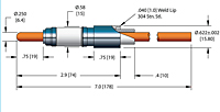 Up to 25 Kilovolt (kV) Direct Current (DC) Voltage Rating, Up to 185 Ampere (A) Conductor Current Rating, and 1 to 4 Pin Power Plug Feedthroughs - 2