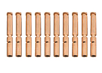 Contacts for Up to 50 Kilovolt (kV) Direct Current (DC) Voltage Rating and 10 Ampere (A) Conductor Current Rating Fluted High Voltage Feedthroughs