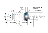 70 Kilovolt (kV) Direct Current (DC) Voltage Rating Weld Installation High Voltage Feedthrough - 2