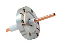 Single Conductor ConFlat Flange Installation Liquid Cooled Radio Frequency (RF) Power Feedthrough (16941-01-CF)