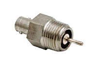 Bayonet Neill–Concelman (BNC) Coaxial National Pipe Thread (NPT) Pressure Feedthrough Connector (9263-04-A)