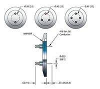 2 to 4 Pins Subminiature-B (SMB) Coaxial Electrical Connector - 2