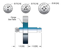 1 Pin and ConFlat Flange Installation Miniature High Voltage (MHV) Coaxial Electrical Connector (18604-03-CF) - 2