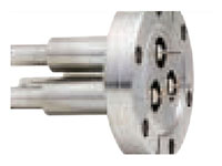 1 Pin and ConFlat Flange Installation Recessed Miniature Safe High Voltage (SHV) Coaxial Electrical Connector (17219-01-CF)