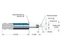 Exposed Insulator Miniature Safe High Voltage (SHV) Coaxial Electrical Connectors (18086-01-W) - 2