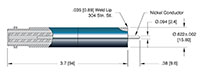 Recessed Insulator and Weld Installation Miniature Safe High Voltage (SHV) Coaxial Electrical Connector (18089-01-W) - 2