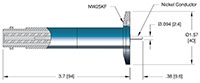 Recessed Insulator Miniature Safe High Voltage (SHV) Coaxial Electrical Connectors (18090-01-KF) - 2