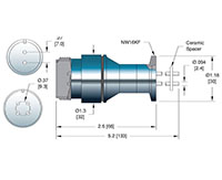 2 Pin and International Standard Organization (ISO) Flange Installation Single Ended Circular Type Power MIL-C-5015 Multi-Pin Electrical Connector (18094-02-KF) - 2