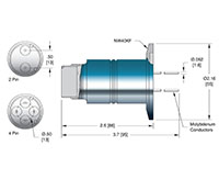 2 Pin and International Standard Organization (ISO) Flange Installation High Voltage Multi-Pin Electrical Connector - 2