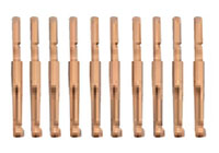 Contacts for Subminiature-B (SMB) Coaxial Electrical Connectors