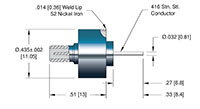 1 Pin Subminiature-B (SMB) Coaxial Electrical Connector (Floating Shield) - 2