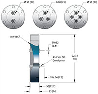 2 to 4 Pins Subminiature-B (SMB) Coaxial Electrical Connector (NW35CF/Floating Shield) - 2