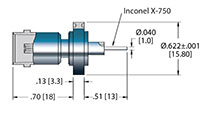 Single Ended 50 Ohm (O) High Frequency Bayonet Neill-Concelman (BNC) Coaxial Electrical Connector (21200-01-W) - 2