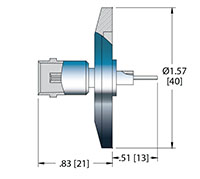 Single Ended 50 Ohm (O) High Frequency Bayonet Neill-Concelman (BNC) Coaxial Electrical Connector (21205-01-KF) - 2