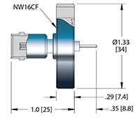 Single Ended 50 Ohm (O) High Frequency Bayonet Neill-Concelman (BNC) Coaxial Electrical Connector (21204-01-CF) - 2