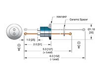 International Organization for Standardization (ISO) Flange Installation 8 or 2 Pairs Loop Type Thermocouple (18004-01-KF) - 2