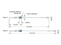 Weld Installation 1 or 2 Pairs Spade Type Thermocouple (18085-02-W) - 2