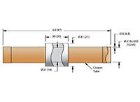 0.51 Inch (in) Inner Diameter (ID) 5 Kilovolt (kV) Cryogenic Electrical Isolator (17230-01-B) - 2