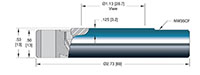 1.13 Inch (in) View Diameter Fused Silica ConFlat Flange Viewport Sight Glass (11466-01-CF) - 2