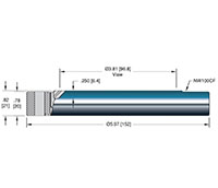 3.81 Inch (in) View Diameter Fused Silica ConFlat Flange Viewport Sight Glass (11466-03-CF)