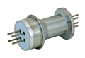 4 Pins and -25 to 205 Degree Celsius (ºC) Temperature Range Pin Header Feedthrough (10234-13-KF)