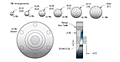 3 Pins and Straight Pin Type and ConFlat Flange Installation Multi-Pin Header Feedthrough (17020-01-CF) - 2