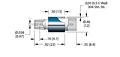 15 Kilovolt (kV) Direct Current (DC) Voltage Rating, 7.5 Ampere (A) Conductor Current Rating, and 1 to 4 Pin Mini High Voltage (HV) Feedthroughs - 2