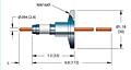 1 Pin and International Organization for Standardization (ISO) Installation and 304 Stainless Steel Pin Material Power Plug Feedthrough (17026-05-KF) - 2