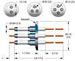 2 Pin and International Organization for Standardization (ISO) Installation and 304 Stainless Steel Pin Material Power Plug Feedthrough (17037-05-KF) - 2