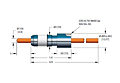 5 Direct Current (DC) Voltage Rating, 30 Ampere (A) Conductor Current Rating, and 1 Pin Power Plug Feedthrough (6514-02-W)