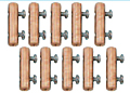 Contacts for 5 to 10 Kilovolt (kV) Direct Current (DC) Voltage Rating, Up to 100 Ampere (A) Conductor Current Rating, and 1 to 4 Pins Power Plug Feedthroughs