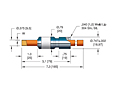 Single 304 Stainless Steel Tube Weld Installation High Power/Liquid Cooled Feedthrough with 0.375 Inch Conductor Diameter