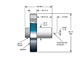 40 Kilovolt (kV) Direct Current (DC) Voltage Rating ConFlat Flange Installation Fluted High Voltage Feedthrough - 2