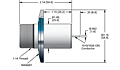 50 Kilovolt (kV) Direct Current (DC) Voltage Rating International Organization for Standardization (ISO) Flange Installation Fluted High Voltage Feedthrough