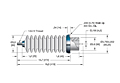 100 Kilovolt (kV) Direct Current (DC) Voltage Rating Weld Installation High Voltage Feedthrough - 2