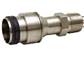 Multi-Pin and Coaxial National Pipe Thread (NPT) Pressure Feedthrough Electrical Connectors