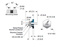 3 Pin CeramTite™ Pressure Feedthrough (50041-01-A) - 2