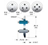 2 Pin and International Organization for Standardization (ISO) KF Flange Installation Coaxial Electrical Connector (21517-01-KF) - 2