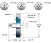 1 Pin ConFlat Flange Installation Miniature High Voltage (MHV) Coaxial Electrical Connector - 2