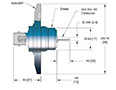 International Organization for Standardization (ISO) Flange Installation Miniature High Voltage (MHV) Coaxial Electrical Connector (17177-03-KF) - 2