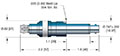 Weld Installation Miniature High Voltage (MHV) Coaxial Electrical Connector (17190-03-W) - 2