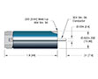 Single Ended and Weld Installation Low Frequency Medium-Sized Type N Coaxial Electrical Connector (7589-02-W) - 2