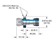 Double Ended and Weld Installation High Frequency Medium-Sized Type N Coaxial Electrical Connector (18069-01-W)