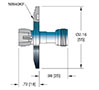 Double Ended and International Organization for Standardization (ISO) Flange Installation High Frequency Medium-Sized Type N Coaxial Electrical Connector (18070-01-KF) - 2