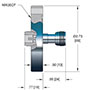 Double Ended and ConFlat Flange Installation High Frequency Medium-Sized Type N Coaxial Electrical Connector (18071-01-CF) - 2