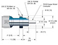 Weld Installation Medium-Sized HN Coaxial Electrical Connector (1084-01-W) - 2