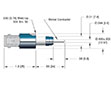 1 Nickel Pin Miniature Safe High Voltage (SHV) Coaxial Electrical Connector (8630-02-W) - 2