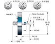 1, 2, 3 and 4 Nickel Pin Miniature Safe High Voltage (SHV) Coaxial Electrical Connector (14366-07-CF) - 2