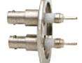 1, 2, 3, and 4 Nickel Pin Miniature Safe High Voltage (SHV) Coaxial Electrical Connector (17205-01-KF)